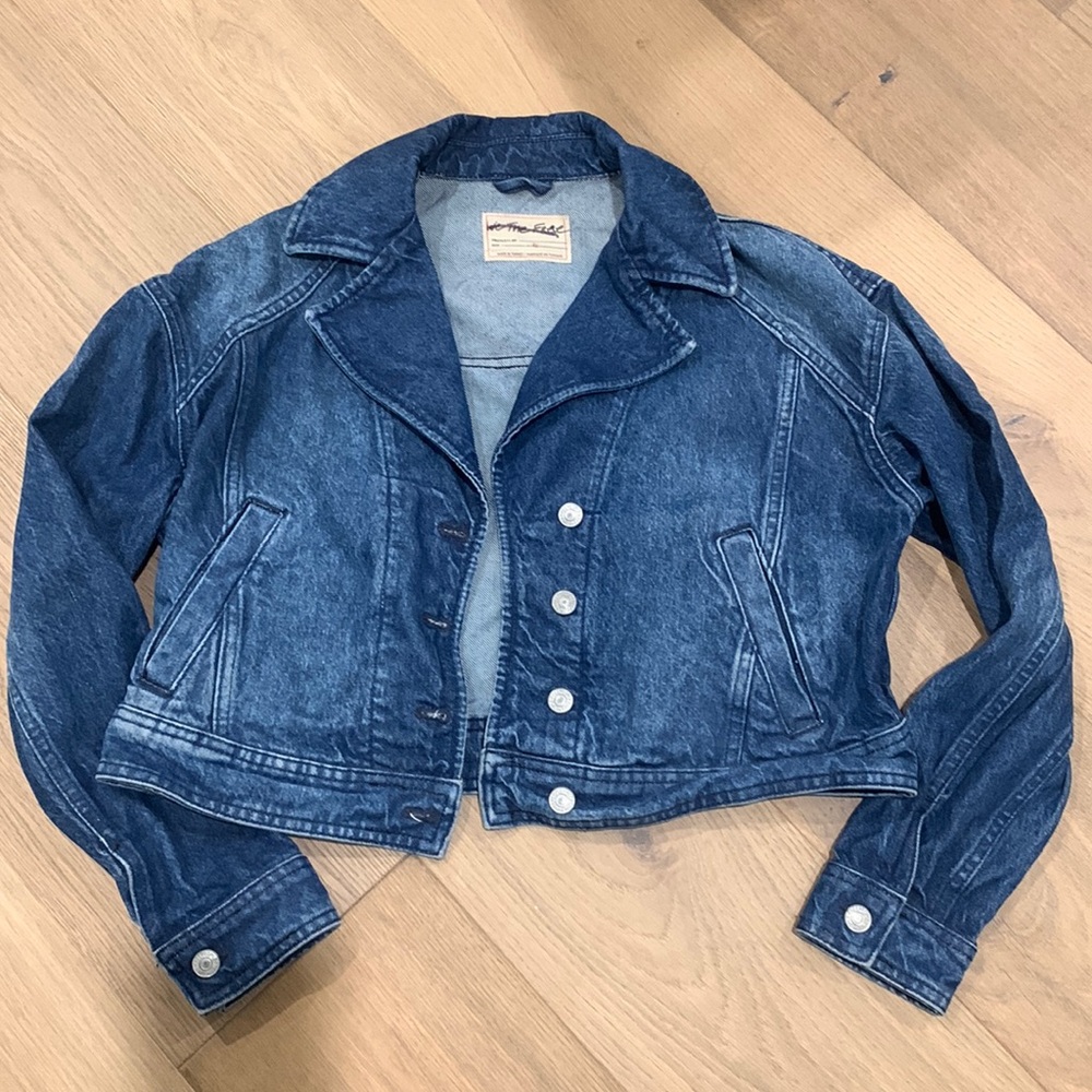 XS Free People denim jacket